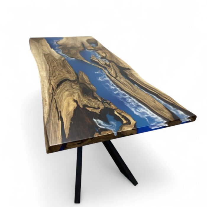 Nussholz River Table Mucardi mit 3D-Welleneffekt – Bild 2