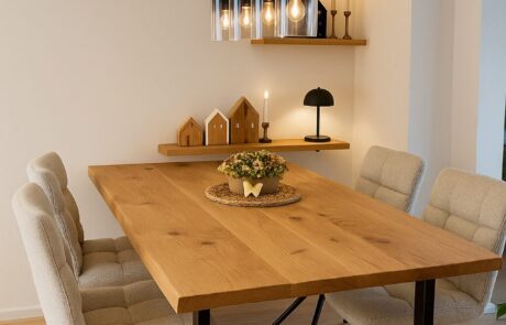 Ein individueller Esstisch aus Eiche